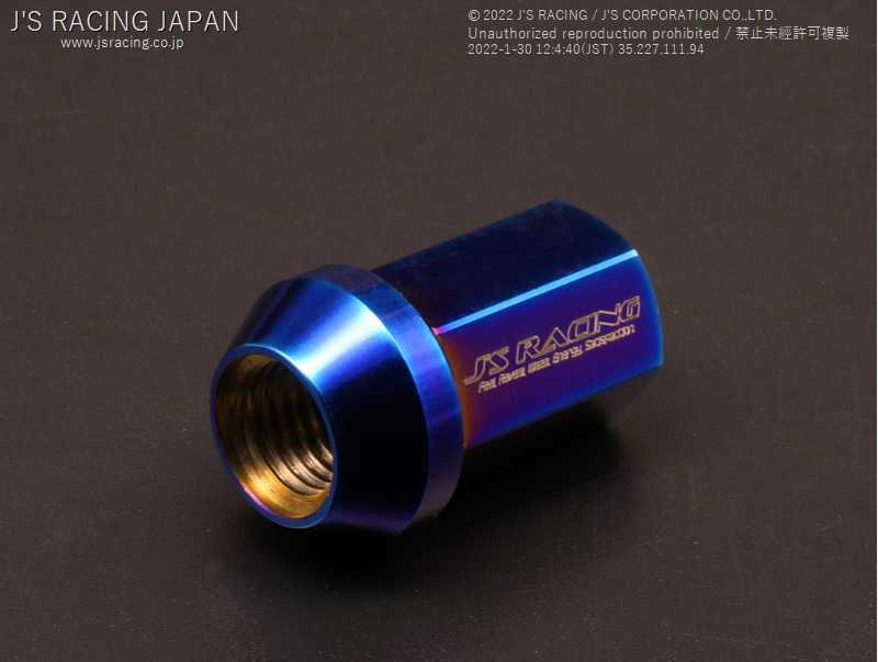 J'S RACING TITANIUM PENETRATING NUT 17HEX 4-HOLE PACK TNW-01-4H