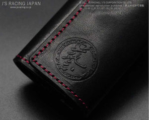 J'S RACING J'S MODE KEY CASE RED BLACK KCS-02-RD