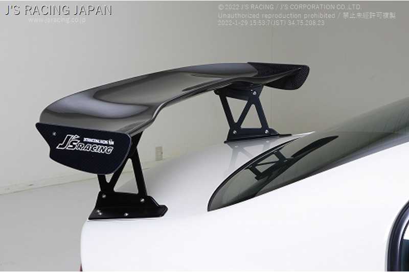 J'S RACING 3D GT-WING TYPE1 DRY CARBON 1600 FOR HONDA CIVIC FD2 K20A DGW1-D2-D