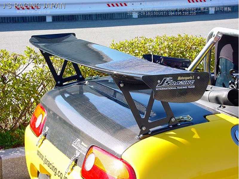 J'S RACING 3D GT-WING WET CARBON FOR HONDA BEAT PP1 E07A DGW1-B1