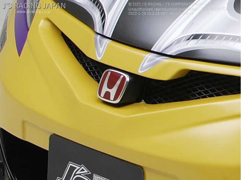 J'S RACING FRONT GT BUMPER SPOILER HONDA EMBLEM FOR HONDA FIT GE JSF-F3M-EM