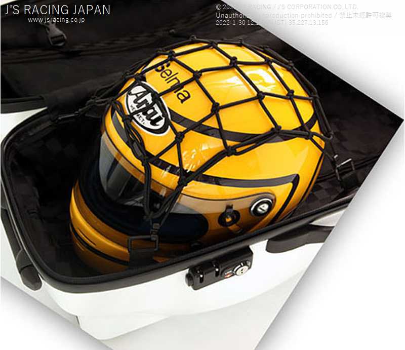 J'S RACING CARRY BAG FOR PROTEX RACINGR-2 LUMINOUS BLACK PROTEX-R2-BK