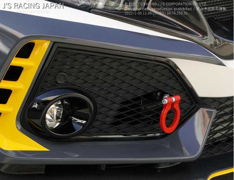 J'S RACING FRONT TOW HOOK FOR HONDA CIVIC FK8 KF-K8-F