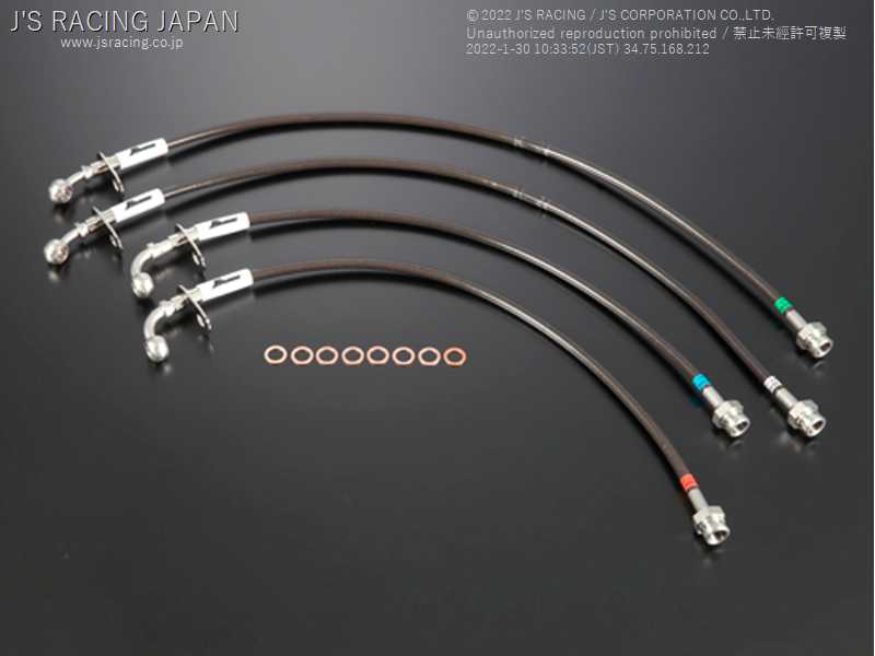 J'S RACING BRAKE LINE SYSTEM SUS FOR HONDA S660 JW5 BLS-S6-SU