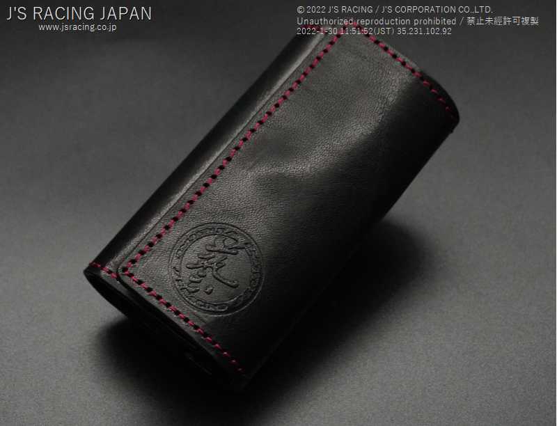 J'S RACING J'S MODE KEY CASE RED BLACK KCS-02-RD