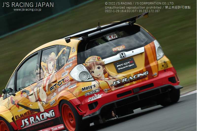 J'S RACING 3D GT-WING WET CARBON FOR HONDA FIT GE DGW-F3-C