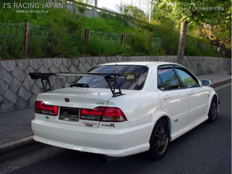 J'S RACING 3D GT-WING WET CARBON TYPE1 FOR HONDA ACCORD CL1 H22A DGW1-E1-W