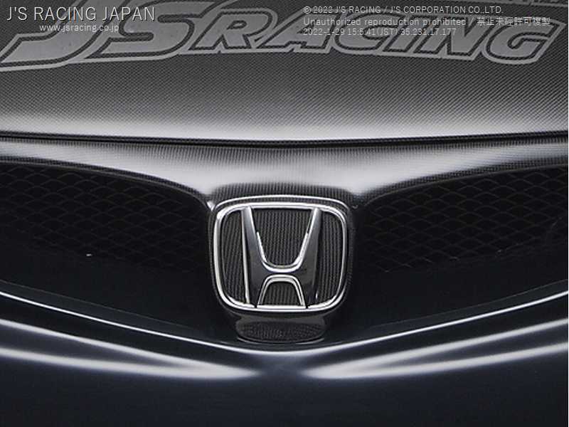 J'S RACING CARBON GRILL FOR TYPE-S BUMPER FOR HONDA ACCORD CL7 K20A AG-E2-JS