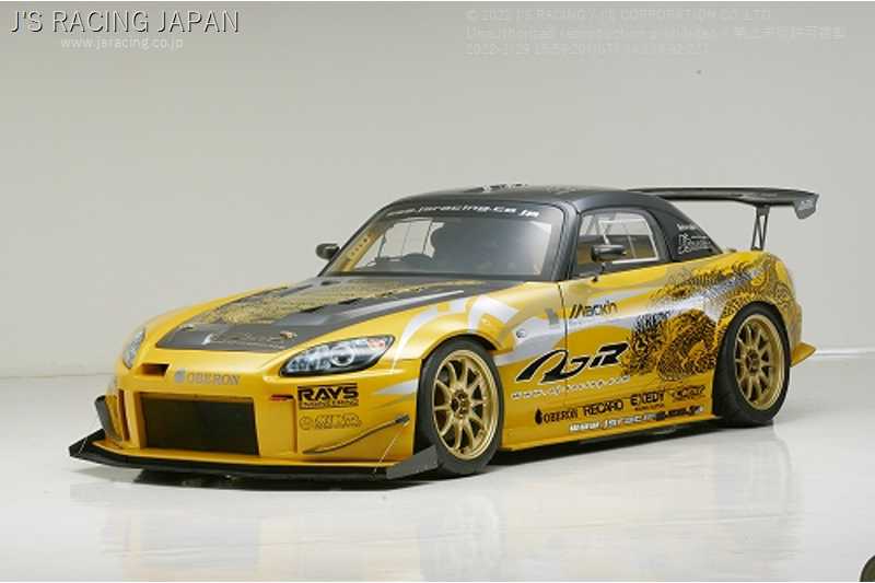 J'S RACING 3D GT-WING1600 TYPE1 WET CARBON FOR HONDA S2000 AP1 2 F20C F22C DGW1-S1-W