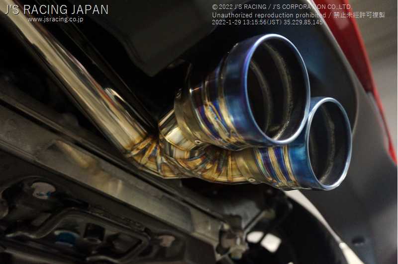 J'S RACING SUS EXHAUST LEGAL 50RS MT FOR HONDA S660 JW5 C304-S6L-50RS