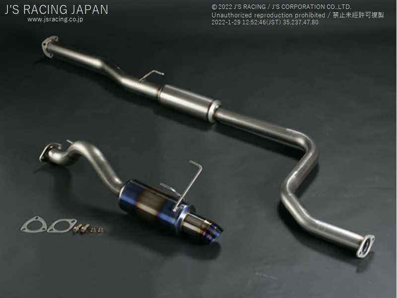 J'S RACING FX-PRO FULL TITANIUM MUFFLER 60RS FOR HONDA INTEGRA DC2 B18C FTM-T2-60RS