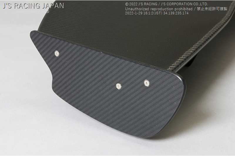 J'S RACING 3D GT-WING WET CARBON TYPE1 FOR HONDA ACCORD CL7 K20A DGW1-E2-W