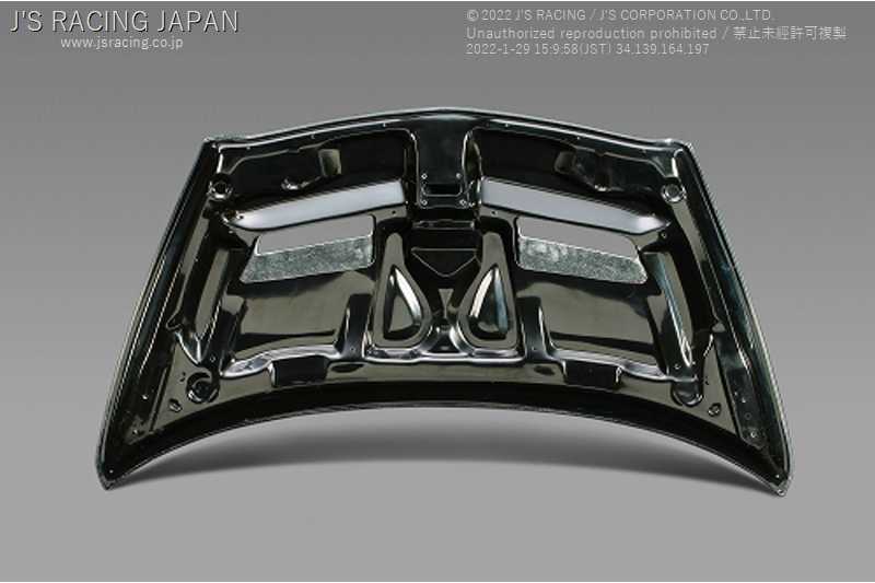 J'S RACING AERO BONNET TYPE-V FULL CARBON FOR HONDA FIT GD1 3 L13A L15A ABV-F1-CC