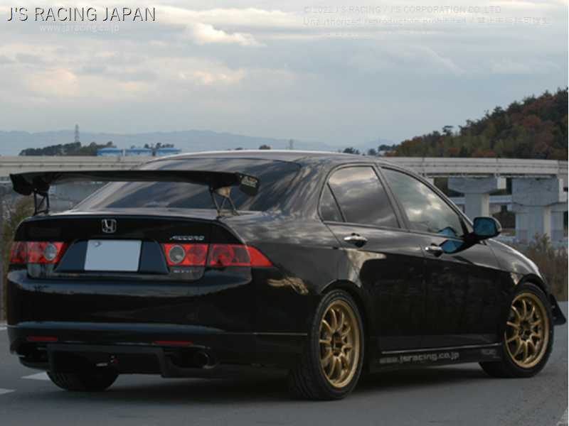 J'S RACING 3D GT-WING WET CARBON TYPE1 FOR HONDA ACCORD CL7 K20A DGW1-E2-W