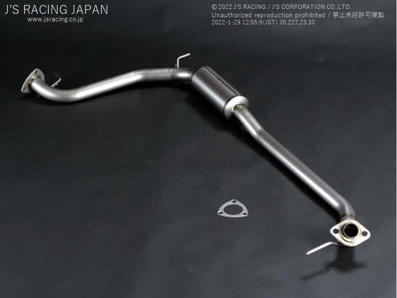 J'S RACING FX-PRO FULL TITANIUM MUFFLER CENTER PIPE 50CT FOR HONDA FIT GE8 L15A FTM-F3-50CT