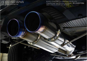 J'S RACING SUS EXHAUST PLUS DUAL 60RS FOR HONDA CIVIC FK7 T304W-K7-60RS