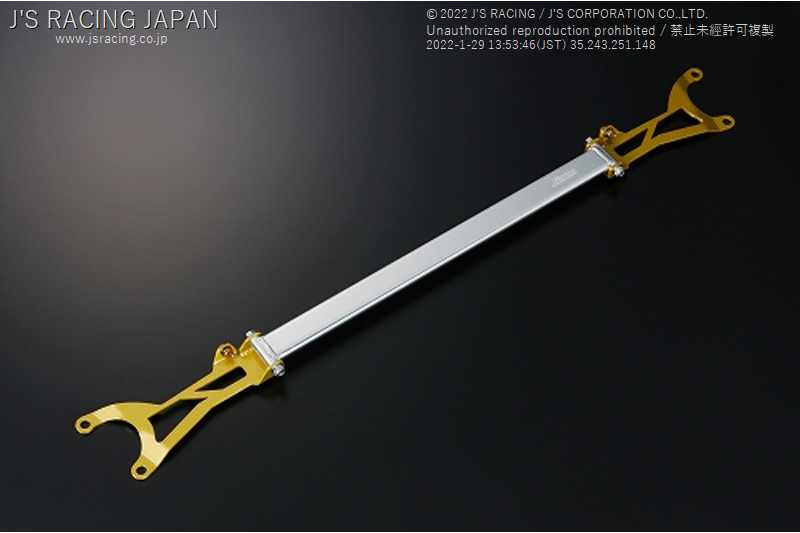J'S RACING REAR ALUMINUM STRUT TOWER BAR FOR HONDA CIVIC EP3 K20A TB-P3-R