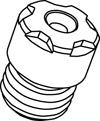 KYO-EI PARTS (1PC) CLOSED-END CAP M12xP1.5 ZCIA1K