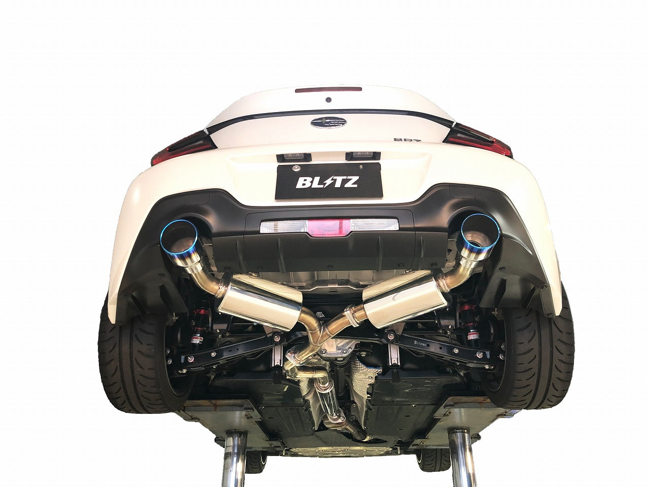 BLITZ NUR-SPEC CUSTOM EDITION STYLED EXHAUST TI For TOYOTA 86 ZN8 SUBARU BRZ ZD8 63199V