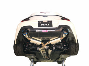 BLITZ NUR-SPEC CUSTOM EDITION EXHAUST SYSTEM VSR FOR TOYOTA GR86 ZN8 SUBARU BRZ ZD8 63199V