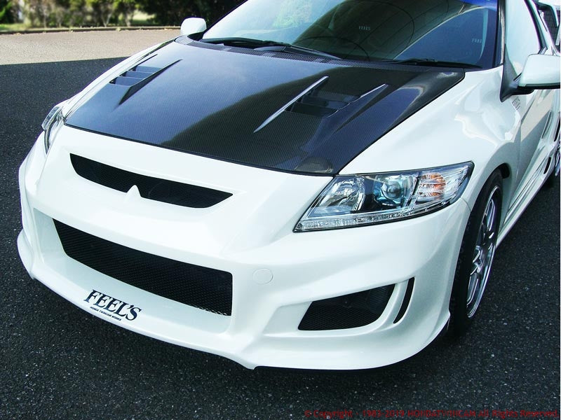 FEEL'S HONDA TWINCAM LIGHTWEIGHT BONNET (WITH AIR DUCT) FRP FOR HONDA FIT GK FEELS-00598