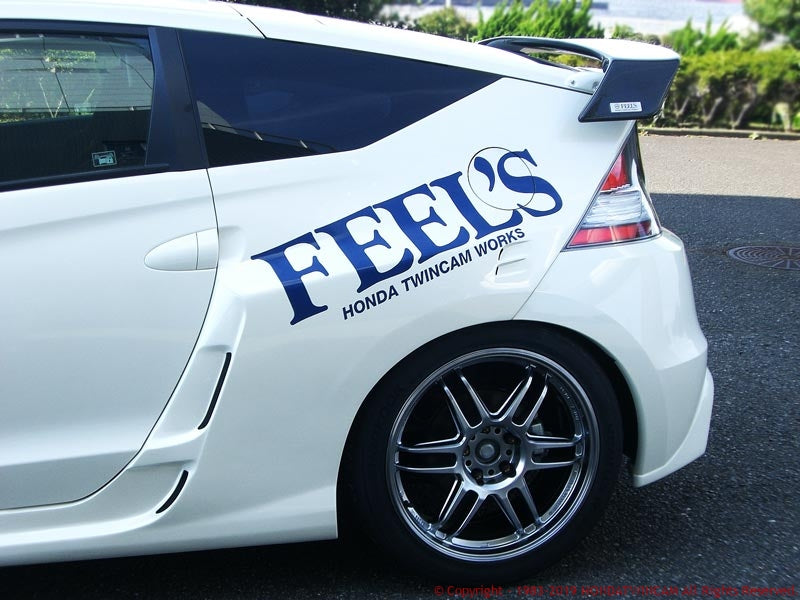FEEL'S HONDA TWINCAM REAR WIDE FENDER FRP FOR HONDA CR-Z ZF1 FEELS-00560