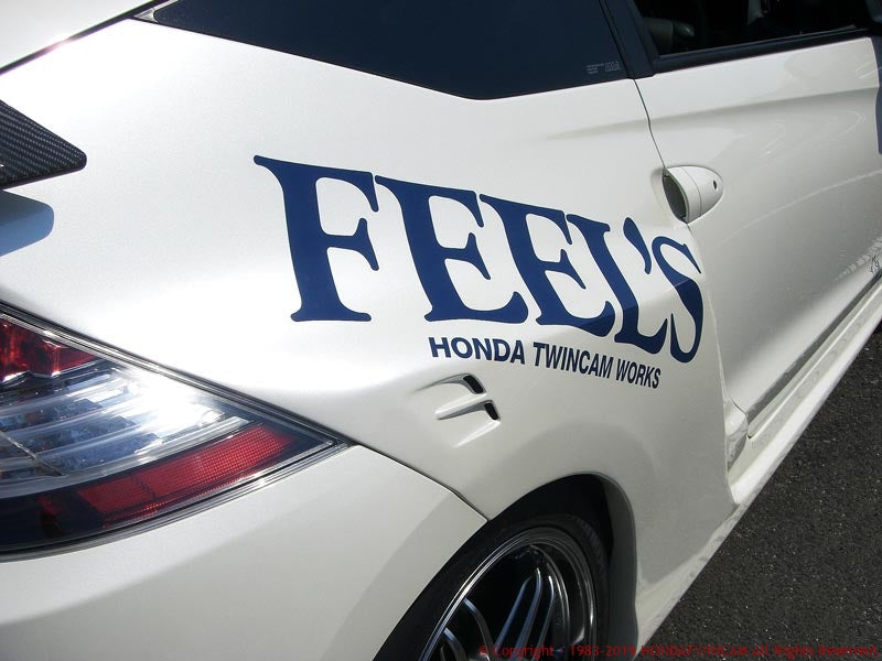 FEEL'S HONDA TWINCAM REAR WIDE FENDER FRP FOR HONDA CR-Z ZF1 FEELS-00560