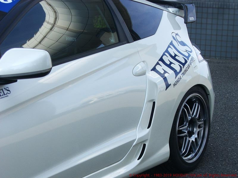 FEEL'S HONDA TWINCAM REAR WIDE FENDER FRP FOR HONDA CR-Z ZF1 FEELS-00560
