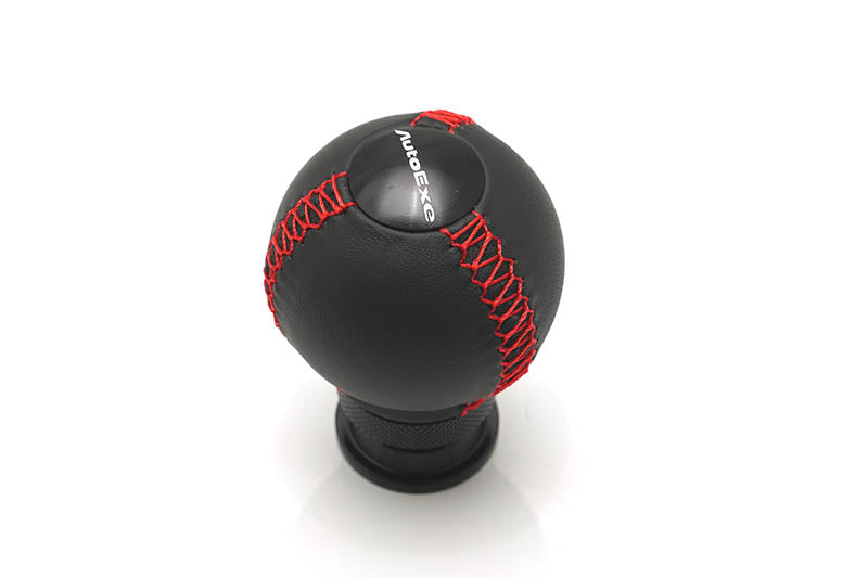 AUTOEXE SHIFT KNOB BALL SHAPE RED STITCH FOR MAZDA MAZDA6 ATENZA GJ SERIES 2WD-UP TO 199999 AT VEHICLES A1342-03