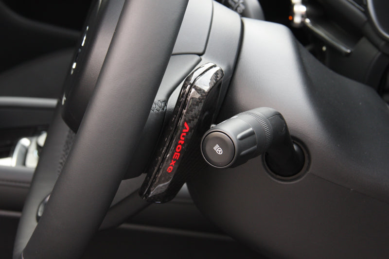 AUTOEXE CARBON PADDLE SHIFT LEVER FOR MAZDA CX-60 KH SERIES WITH STEERING SHIFT SWITCH A1383-20