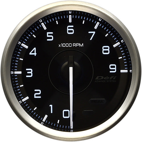 DEFI GAUGE METER ADVANCE A1 TACHOMETER 80MM 0 TO 9000RPM DF17601