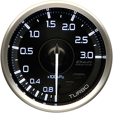 DEFI GAUGE METER ADVANCE A1 TURBO 60MM -100KPA TO +300KPA DF14901