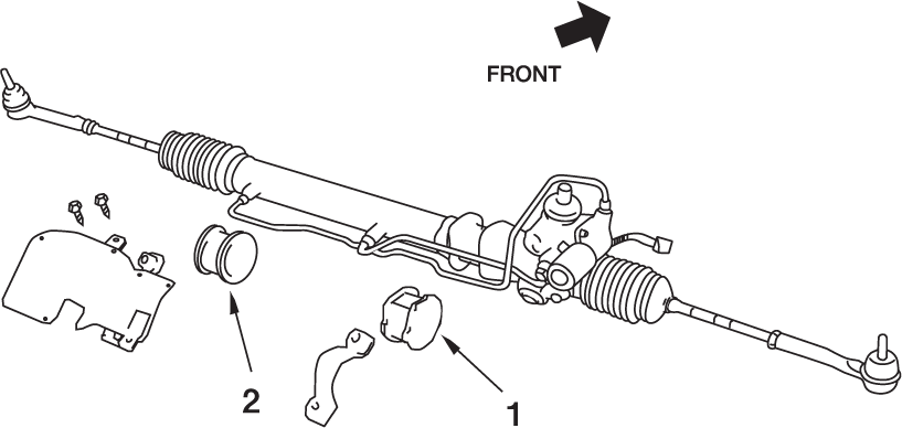 NISMO Reinforced Steering Gear Mount Bush  For Silvia180SX S15 All Models 54444-RS590