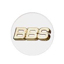 BBS WHEEL CENTER CAP EMBLEM PLATINUM SILVER WITH RING Φ70 FOR  P5624173