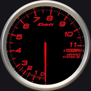DEFI ADVANCE BF TACHOMETER Φ80 AMBER RED FOR  DF11002