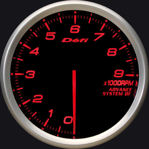 DEFI ADVANCE BF TACHOMETER Φ80 AMBER RED FOR  DF10902