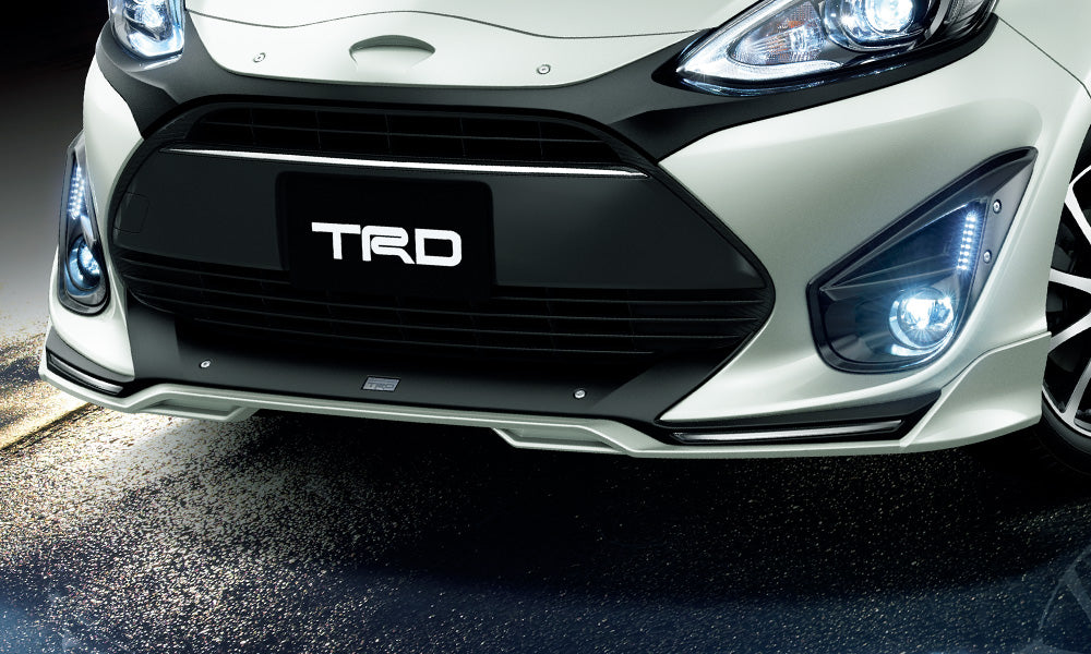 TRD FRONT SPOILER WHITE PEARL (070)  For TOYOTA AQUA 1#  MS341-52022-A2