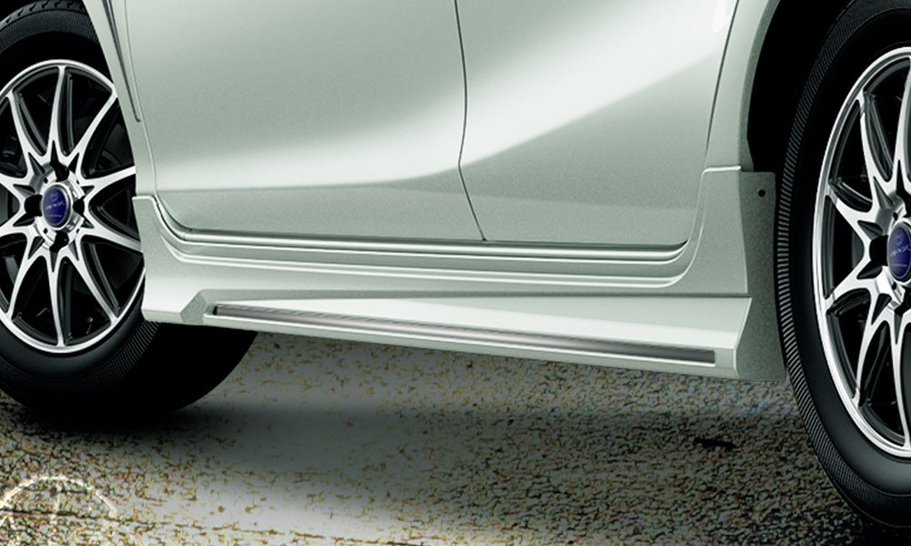TRD SIDE SKIRTS WHITE PEARL (070)  For TOYOTA AQUA 1#  MS344-52011-A2