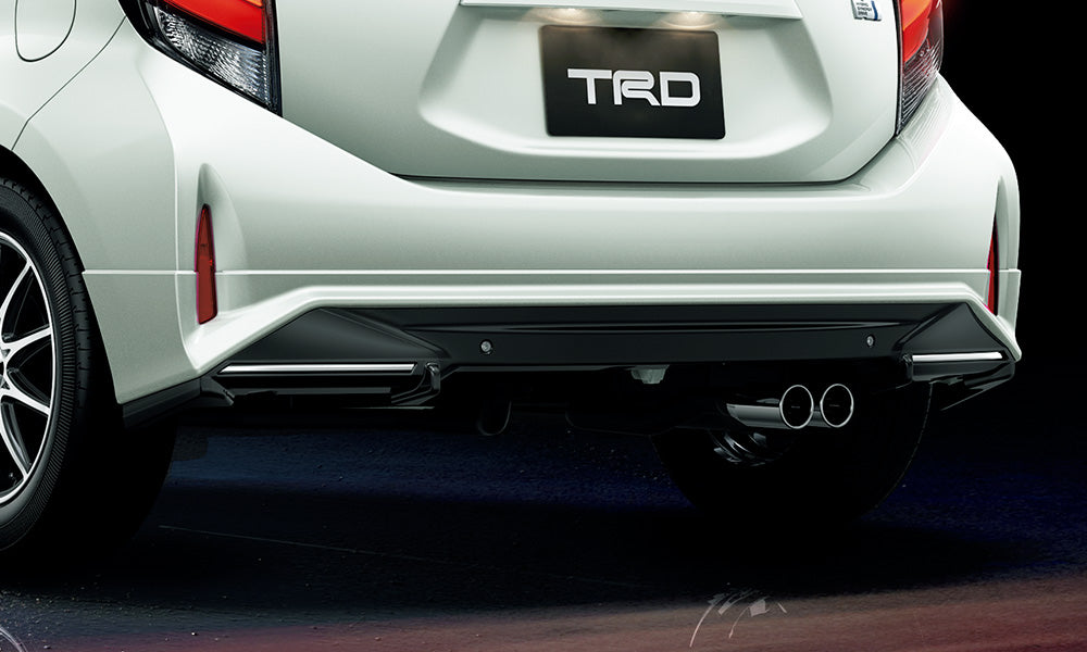 TRD REAR BUMPER SPOILER BLACK MICA (209)  For TOYOTA AQUA 1#  MS343-52001-C0