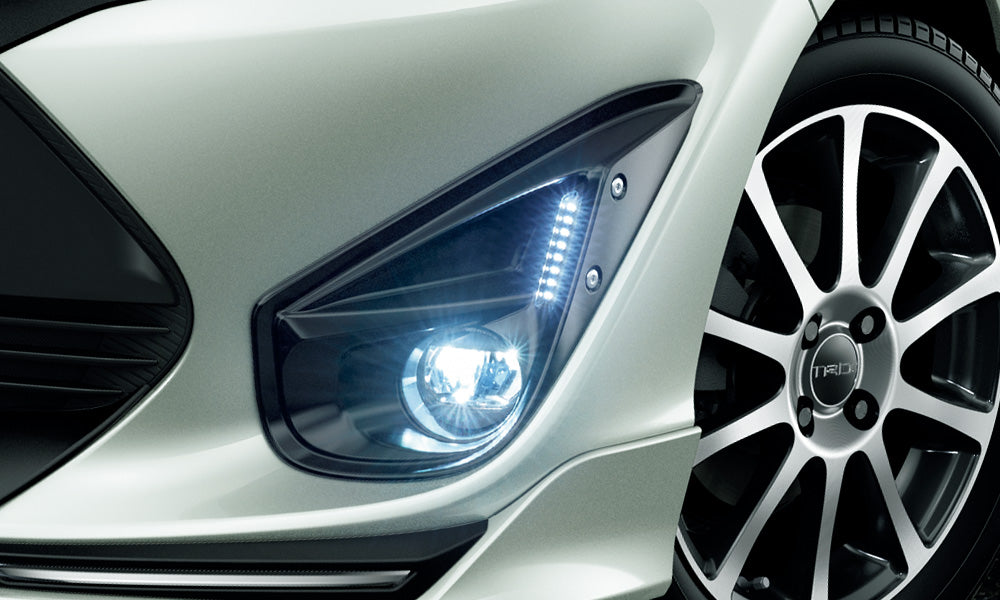 TRD FOG LAMP GARNISH (WITH LED) W FOG LIGHTS  For TOYOTA AQUA 1#  MS314-52001