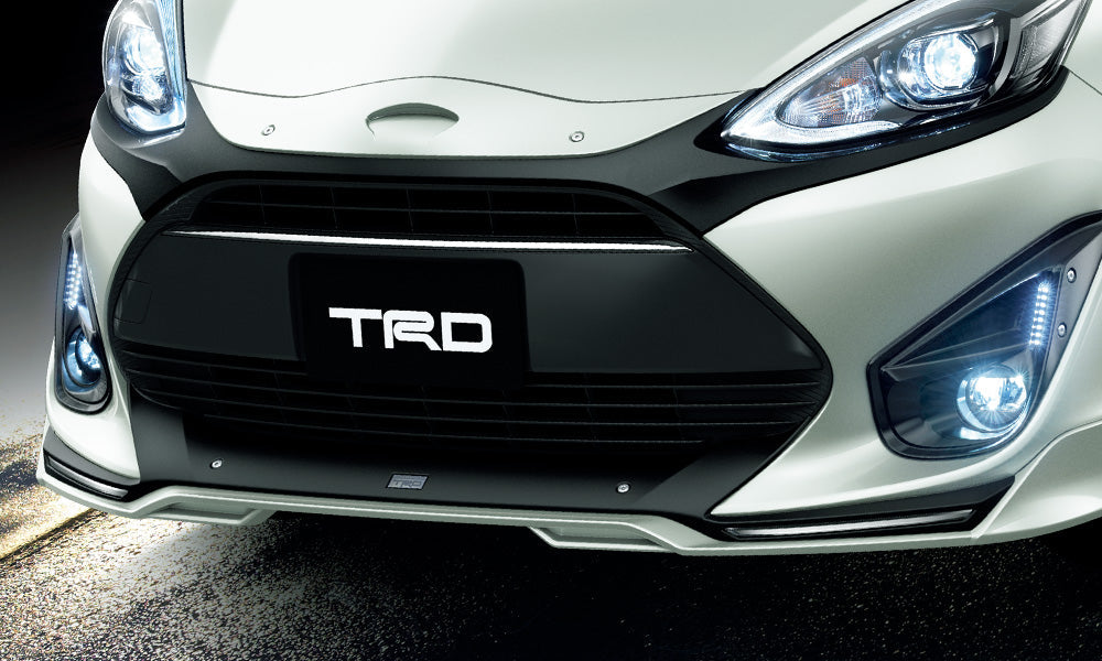 TRD FRONT BUMPER GARNISH LIME WHITE PEARL (082)  For TOYOTA AQUA 1#  MS312-52003-A1