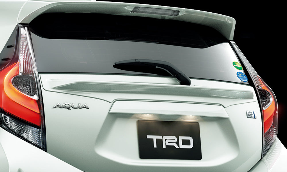TRD TAILGATE SPOILER UNPAINTED  For TOYOTA AQUA 1#  MS316-52002-NP