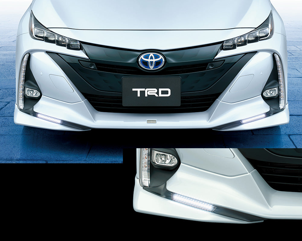 TRD FRONT SPOILER (W LED) WHITE PEARL (089) For PRIUS PHV 5# MS341-47015-A2