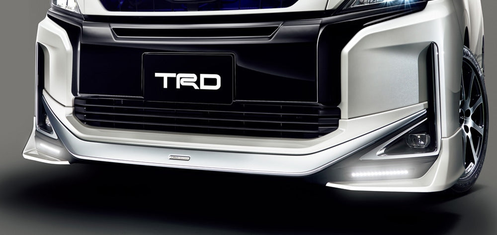 TRD FRONT SPOILER (WITH LED) WHITE PEARL (070)  For VOXY 8# V X  MS341-28044-A0