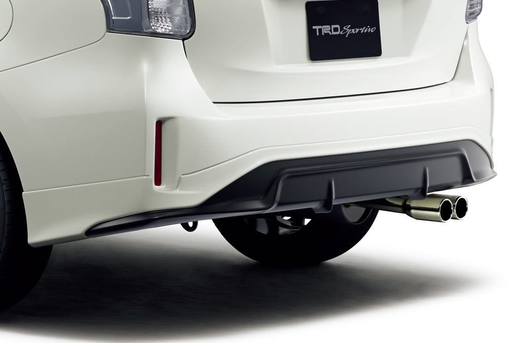 TRD REAR BUMPER SPOILER BLACK MICA (218)  For PRIUS ALPHA 4#  MS313-47004-C1