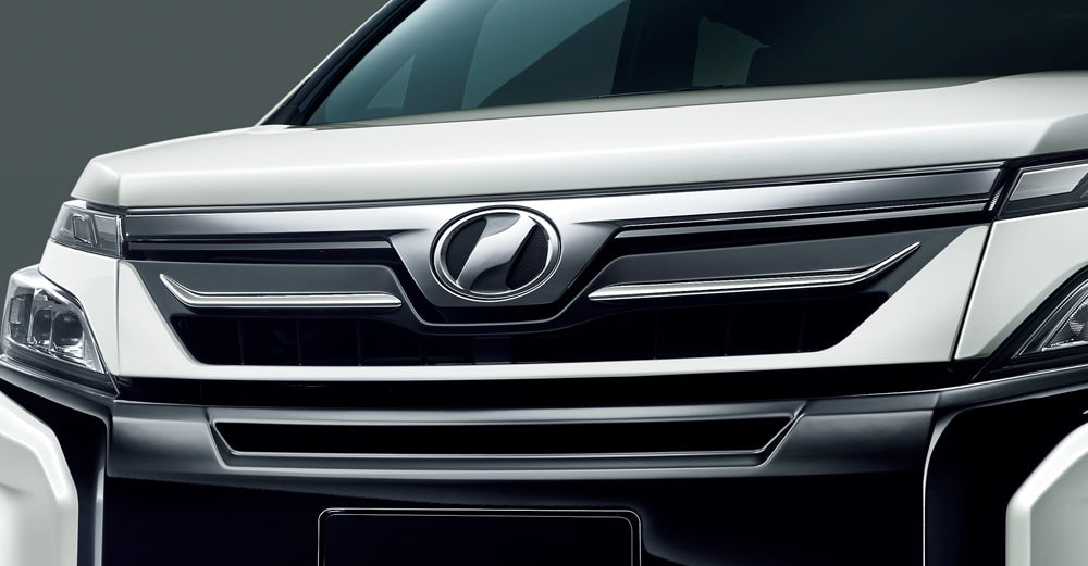 TRD FRONT GRILL (NO LED) BLACKISH AGEHA (221)  For VOXY 8# V X  MS320-28020-C1