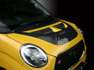 D-SPORT CARBON COMBI AERO BONNET UNPAINTED FRP PARTIAL CFRP FOR DAIHATSU CAST LA250S LA260S SPORT 53301-E260-000-KX