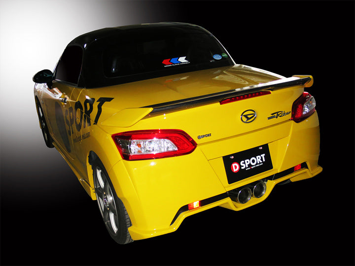 D-SPORT AERO REAR BUMPER FOR CDEX PAINTED BLACK MICA METALLIC X07 FOR DAIHATSU COPEN LA400K ROBE 52159-A240-X07-KX