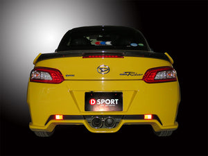 D-SPORT AERO REAR BUMPER FOR CDEX PAINTED BLACK MICA METALLIC X07 FOR DAIHATSU COPEN LA400K ROBE 52159-A240-X07-KX