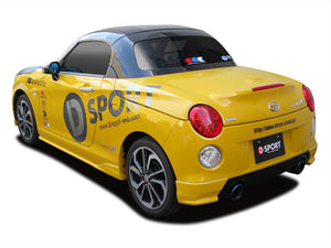 D-SPORT AERO PARTS FRONT LOWER SKIRT PAINTED BLACK MICA METALLIC X07 FOR DAIHATSU COPEN LA400K CERO 08151-A241-X07-KX